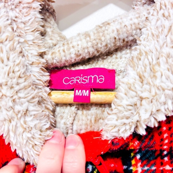 CARISMA Beige plush one-piece pajamas with teddy bear hood - Picture 6 of 8